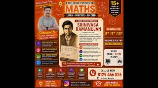 Shameem's Excellence Centre for Maths#mathematics #maths #mathsclasses #mathstuition #mathstutorial