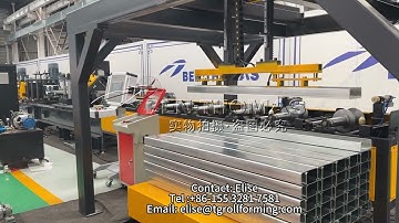 High Quality Steel Frame China C Section Cold Roll Form High Speed Purlin Machine