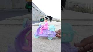 mini RC Vepsa scooter Unboxing and dumper truck🤯 loader testing and reviews #vespascooter #xcavator