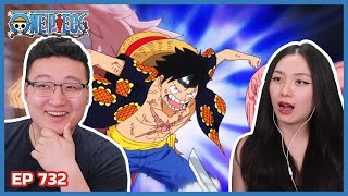LUCY SAVES THE DAY! | One Piece Episode 732 Couples Reaction & Discussion