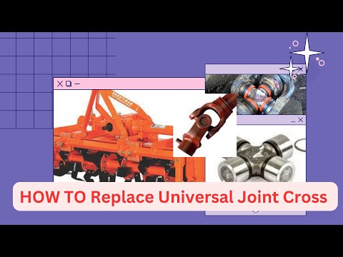 HOW To Replace Universal Joint Cross For