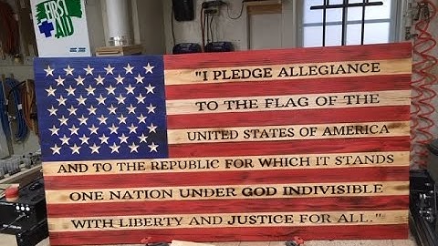 How to Make a Big Rustic Flag on a Small CNC (Tiling)