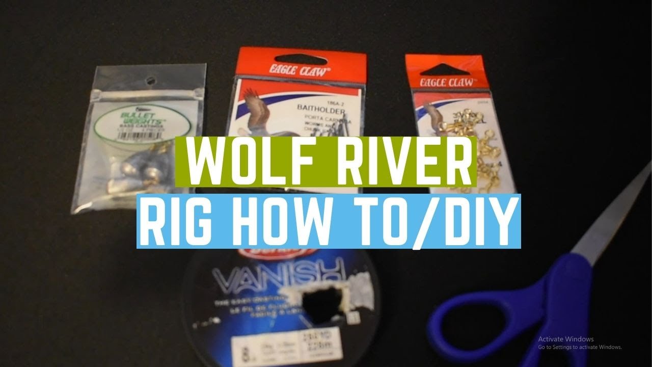 Fishing Rig For Rivers How To/DIY (Wolf River Rig) YouTube
