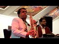 Bombe Helutaite Kannada song/cover/Live/Played by Irshad saxophonist and Dipak Hand Sonic