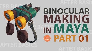 3D fantasy binocular in maya | part 1