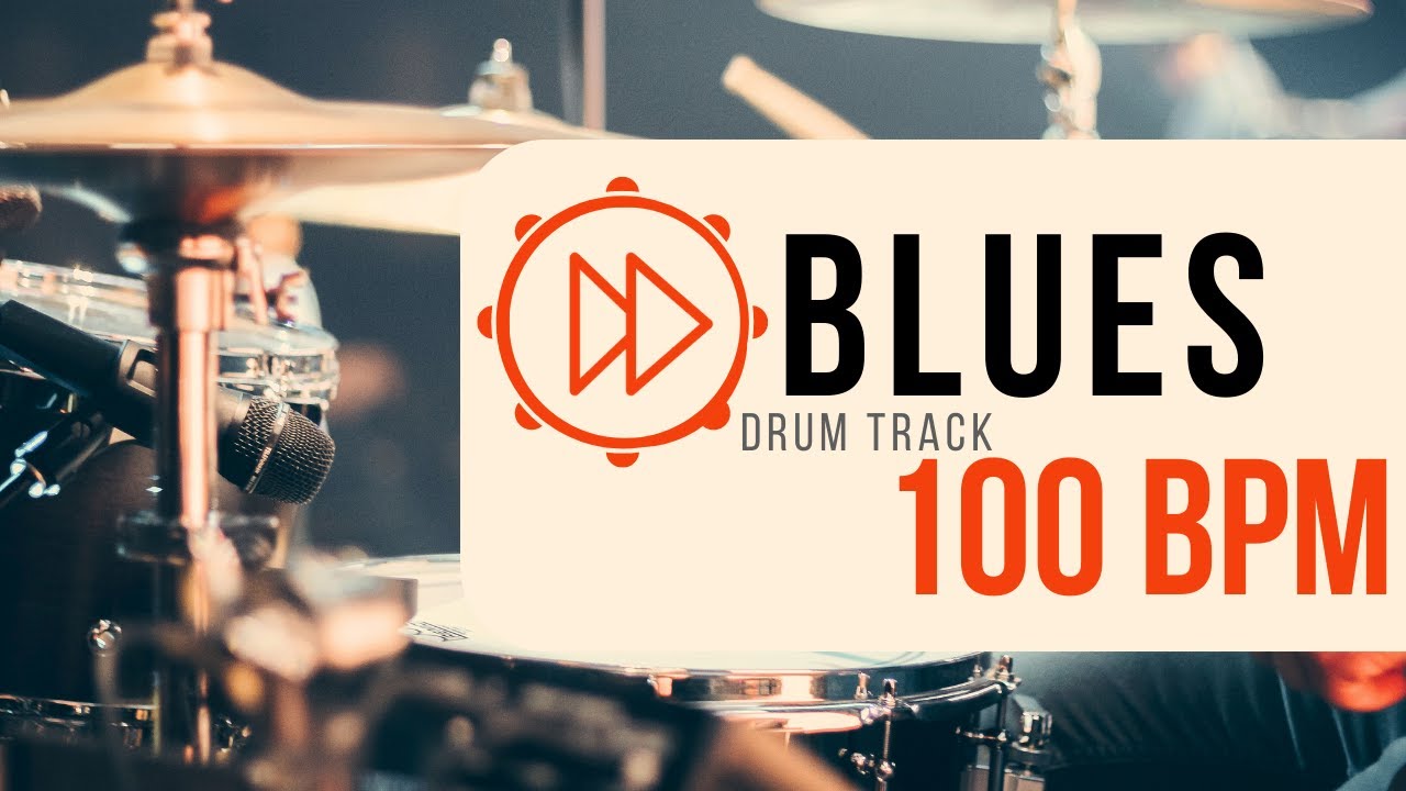100 BPM Blues Rock Drum Beat Backing Track YouTube