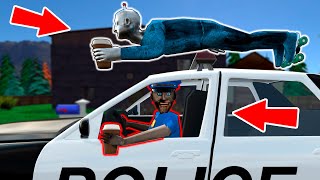 Granny Cop Vs Grandpa Robot  Funny Horror Animation Parody p174 Ep1