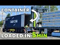 Automatic Container Truck Loading System vs Manual Loading