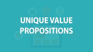 Unique Value Propositions
