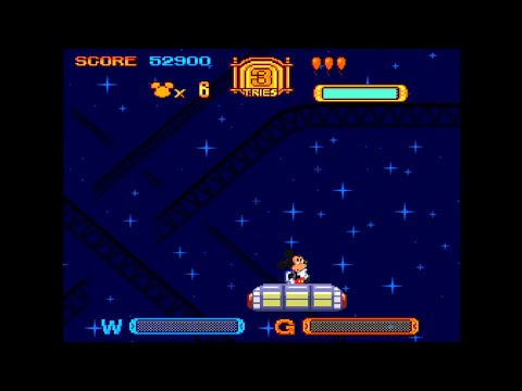 昭和レトロ　ディズニーランド冒険の国ゲーム スーファミ】奈落に直行するスペース・マウンテン『ミッキーの東京