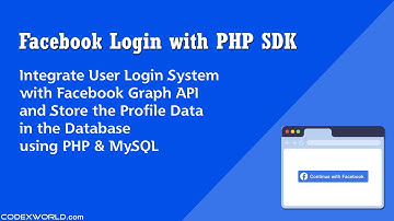 Login with Facebook using PHP