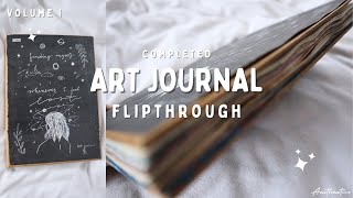 Art Journal / Sketchbook Flip Through | Quarantine Edition
