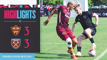 Stellenbosch FC 3-3 West Ham | Six Goals In Enthralling Draw | Premier League Next Generation Cup