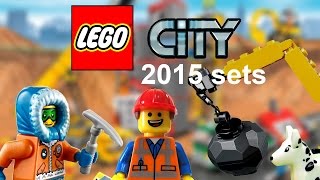 LEGO City 2015 Construction and Great Vehicles sets list!