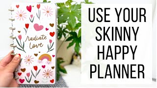 10 ways to use a skinny happy planner