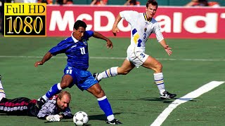 Brazil 1-0 Sweden World Cup 1994 | Full highlight - 1080p HD | Romário