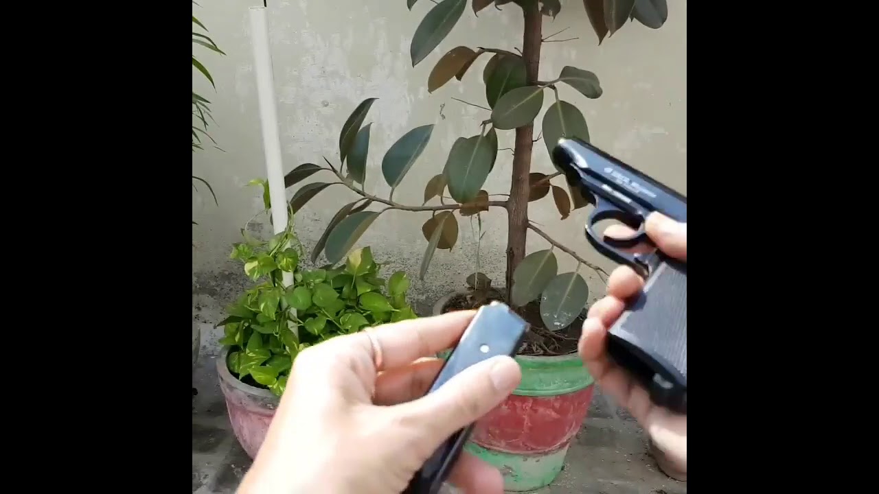 Firing With Black Gun