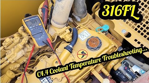 #caterpillar C4.4 High Coolant Temperature Troubleshooting...@Heavywrenching