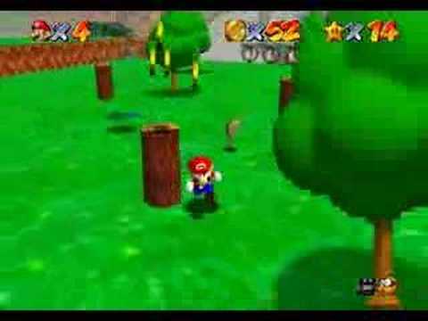 Super Mario 64: Walkthrough (Bomb-omb Battlefield 100 Coins)
