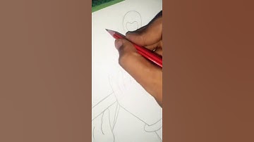 krishna radha hand drawing 🥰 #viral #shortfeed #short #youtubeshort #drawing #radhakrishna #krishna