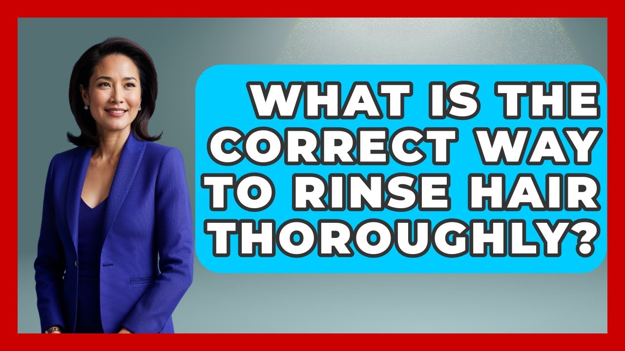 What Is The Correct Way To Rinse Hair Thoroughly? - Ultimate Hair Care Guide