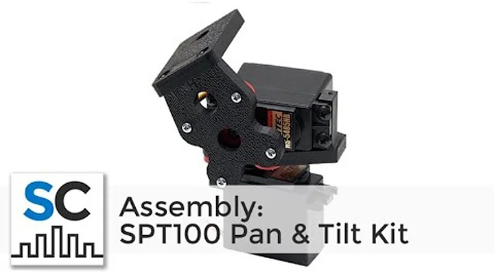 SPT100 Pan & Tilt Kit Assembly (SKU: SPT100H) (Full Instructions)