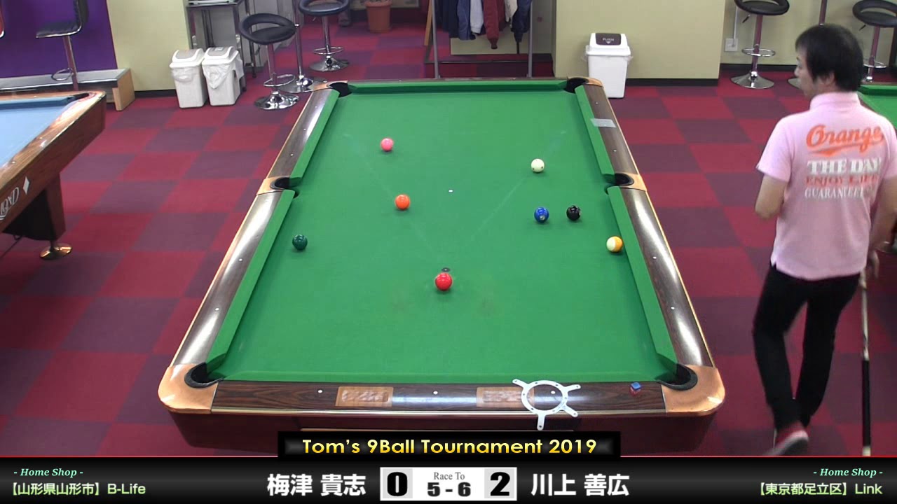 ビリヤード Sato Doraku Billiards] A female pro and a pro student of Hayato