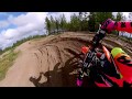 Crazy onboard motocross sand ripping fast
