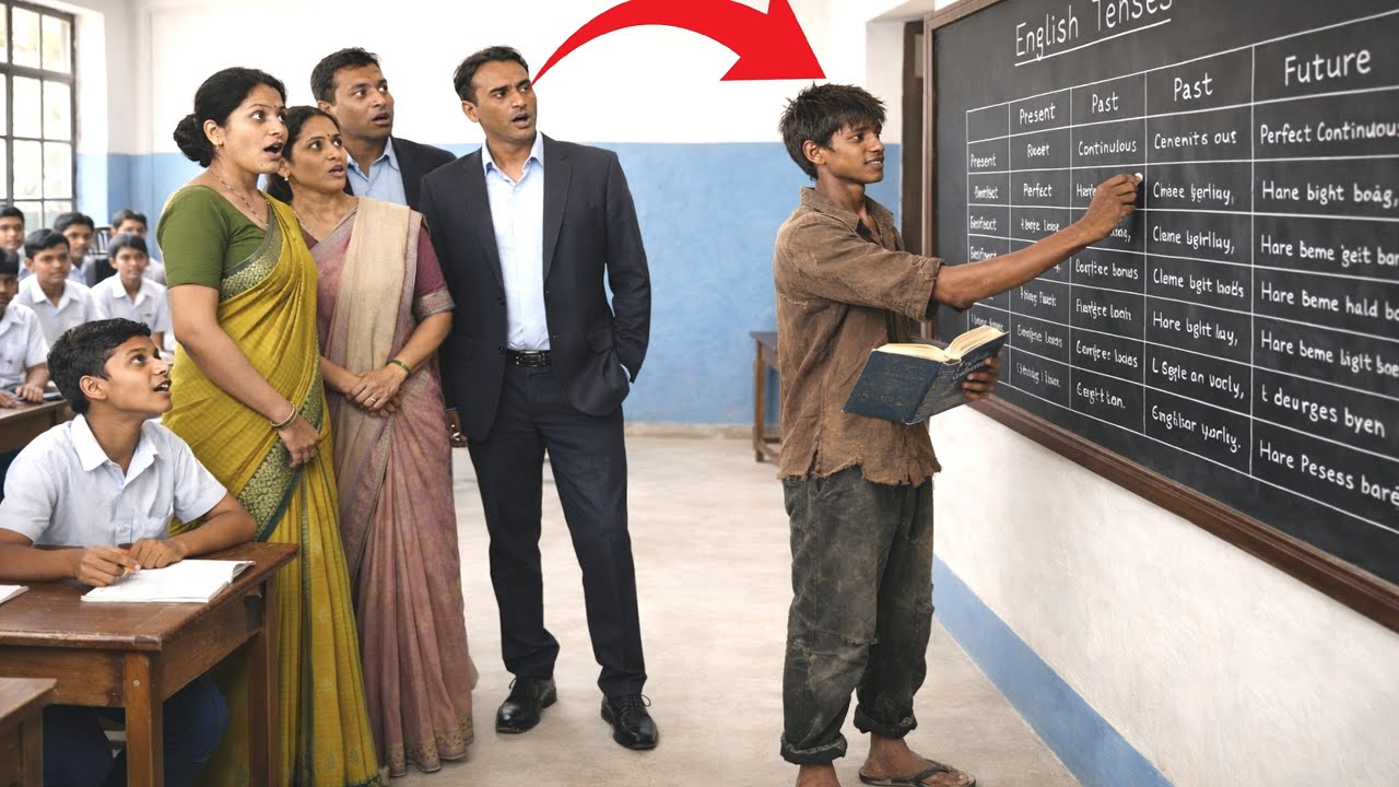 कूड़ा बीनने वाला बच्चा निकला Grammar का उस्ताद… क्लास में टीचर की गलती भी सुधार दी