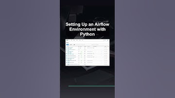 Setting Up an Airflow Environment with Python #ai #artificialintelligence #machinelearning #aiagent