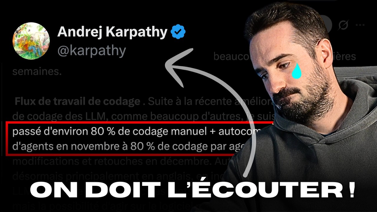 Karpathy dit tout haut ce que beaucoup pensent sur l’IA