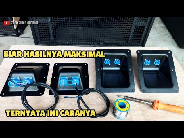 tutorial pasang plat spikon box speaker class=