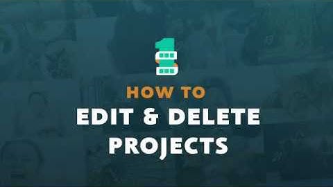 HOW TO EDIT AND DELETE PROJECTS IN 1SE | ANDROID