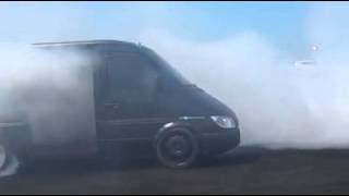 Mercedes Sprinter Burnout Drift