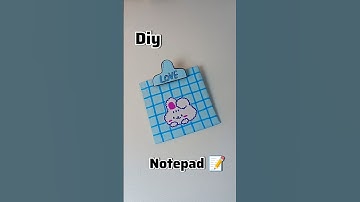 Diy Notepad 📝 #shorts #diy #craft #youtubeshorts #art