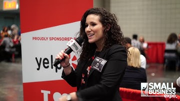 YELP! talks about sponsoring our very popular SPEED NETWORKING AREA at Small Business Expo.