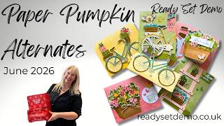 Paper Pumpkin Alternates June 26 - Bikes & Blooms - Stampin' Up! Demos How to for 6 different ideas