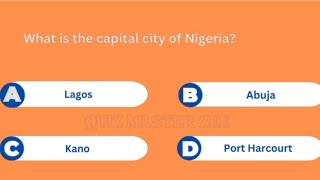 General knowledge trivia questions and answers on Nigeria