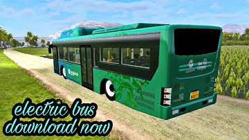 Electric Bus Mod in Bus Simulator Indonesia - Bussid Bus Mod - Bussid Car Mod - Android Games 2020