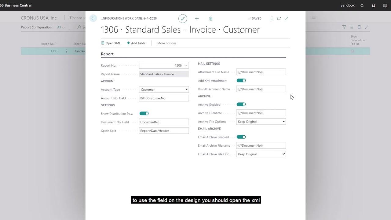 How to add fields to dataset in Business Central? - YouTube
