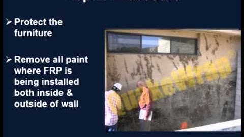 Seismic Retrofit of URM Wall in School with Carbon FRP