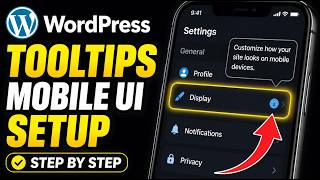 How to configure tooltips for mobile-friendly UI interactions - Step By Step