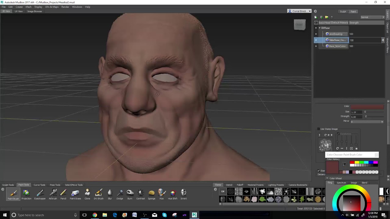 maya head modeling maya head modeling