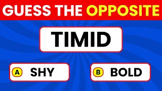 Words and Their Opposites Quiz || Scan your English Knowledge screenshot 1