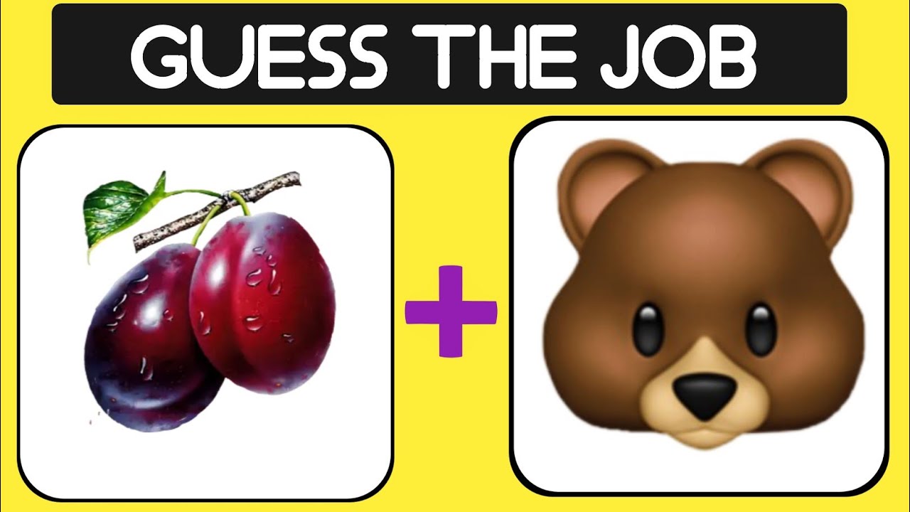 Guess Job Profession From The Emoji Emoji Challenge Genius Spot! YouTube