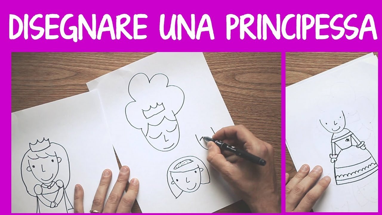 Come Disegnare Una Principessa E Personalizzarla Youtube