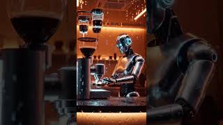 Future లో కాఫీ ఇలానే ఉంటుందేమో! 🤖☕ #AI #Cyberpunk Next Level AI Video Generation with Google Veo!