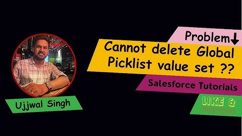 Cannot Delete Global Picklist Value Set in Salesforce ?? | Salesforce Administrator | Salesforce