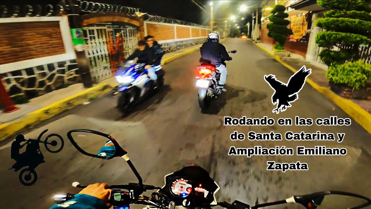 Rodando en MOTO por las CALLES de NOCHE en la CDMX