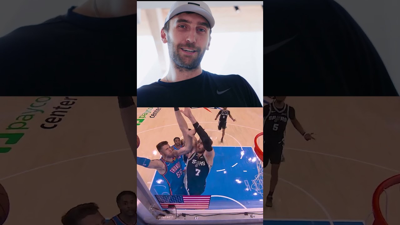 𝐛𝐥𝐨𝐜𝐤 𝐨𝐟 𝐭𝐡𝐞 𝐲𝐞𝐚𝐫! 🙌 #NBA #Spurs #lukekornet #block